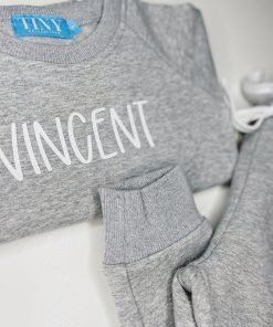 Customised Grey Tracksuit Set